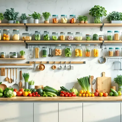 Идеи для хранения на кухне: Практичные решения для идеального порядка