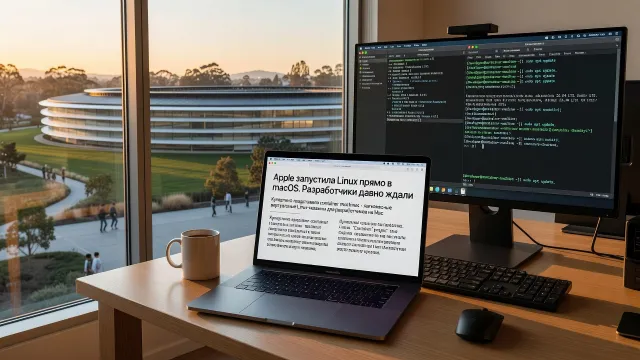Apple запустила Linux прямо в macOS. Разработчики давно ждали