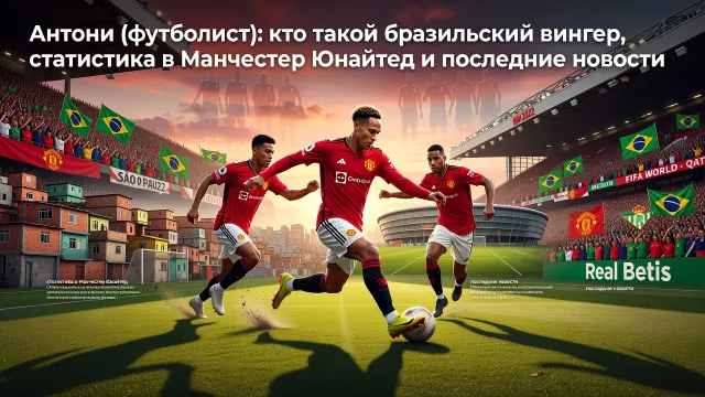 Антони (футболист): кто такой бразильский вингер, статистика в Манчестер Юнайтед и последние новости